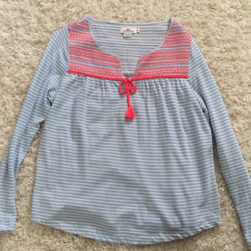 VINEYARD VINES long sleeve blouse